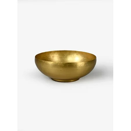 12in Antique Raw Brass Bowl | Walmart (US)