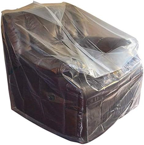 CRESNEL Furniture Cover Plastic Bag for Moving Protection and Long Term Storage (Chair_2Packs) | Amazon (US)