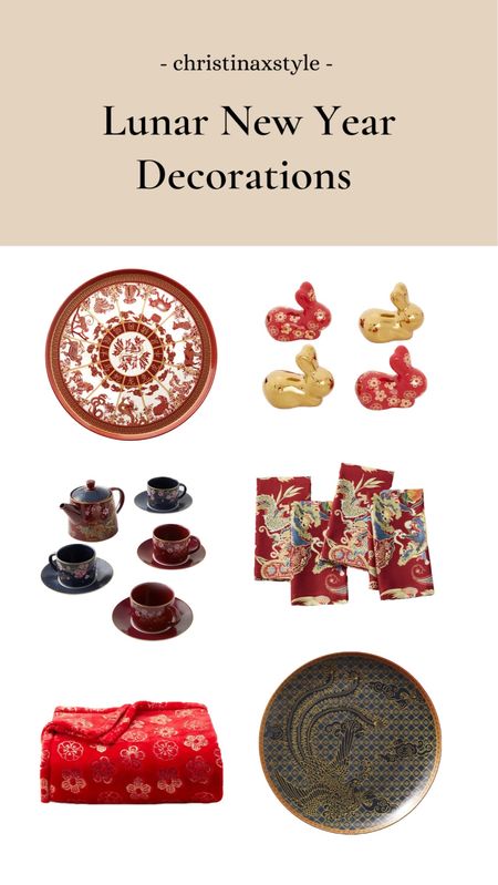 Lunar New Year: Year of the Rabbit Home Decorations 🏮❤️

Home decor/Chinese new year/Williams Sonoma 

#LTKhome #LTKfamily #LTKstyletip