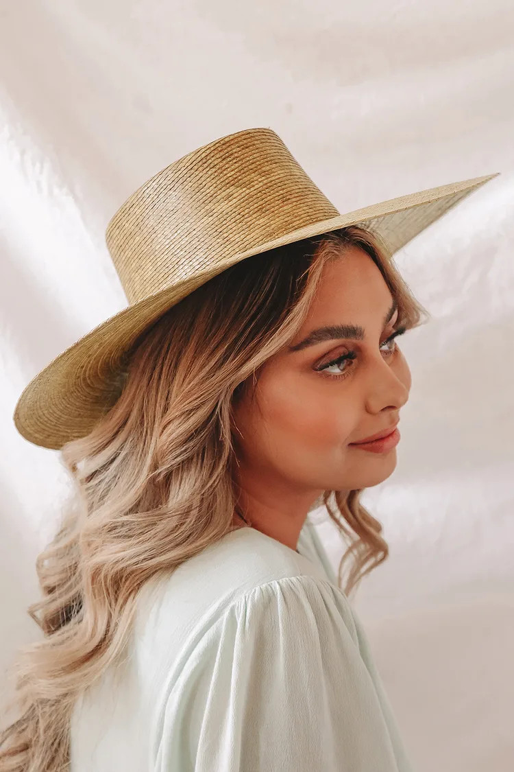 Palma Tobacco Tan Wide-Brimmed Boater Hat | Lulus (US)