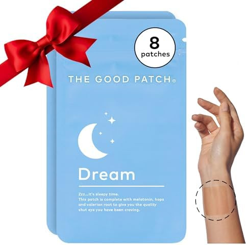 The Good Patch Plant Powered Sleep Support - Sustained Release Dream Patch with Melatonin, Hops, ... | Amazon (US)