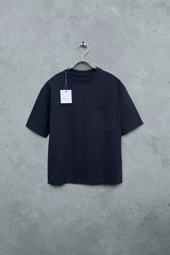 STORIESZ - HEAVY WEIGHT POCKET T-SHIRT | Zara UK