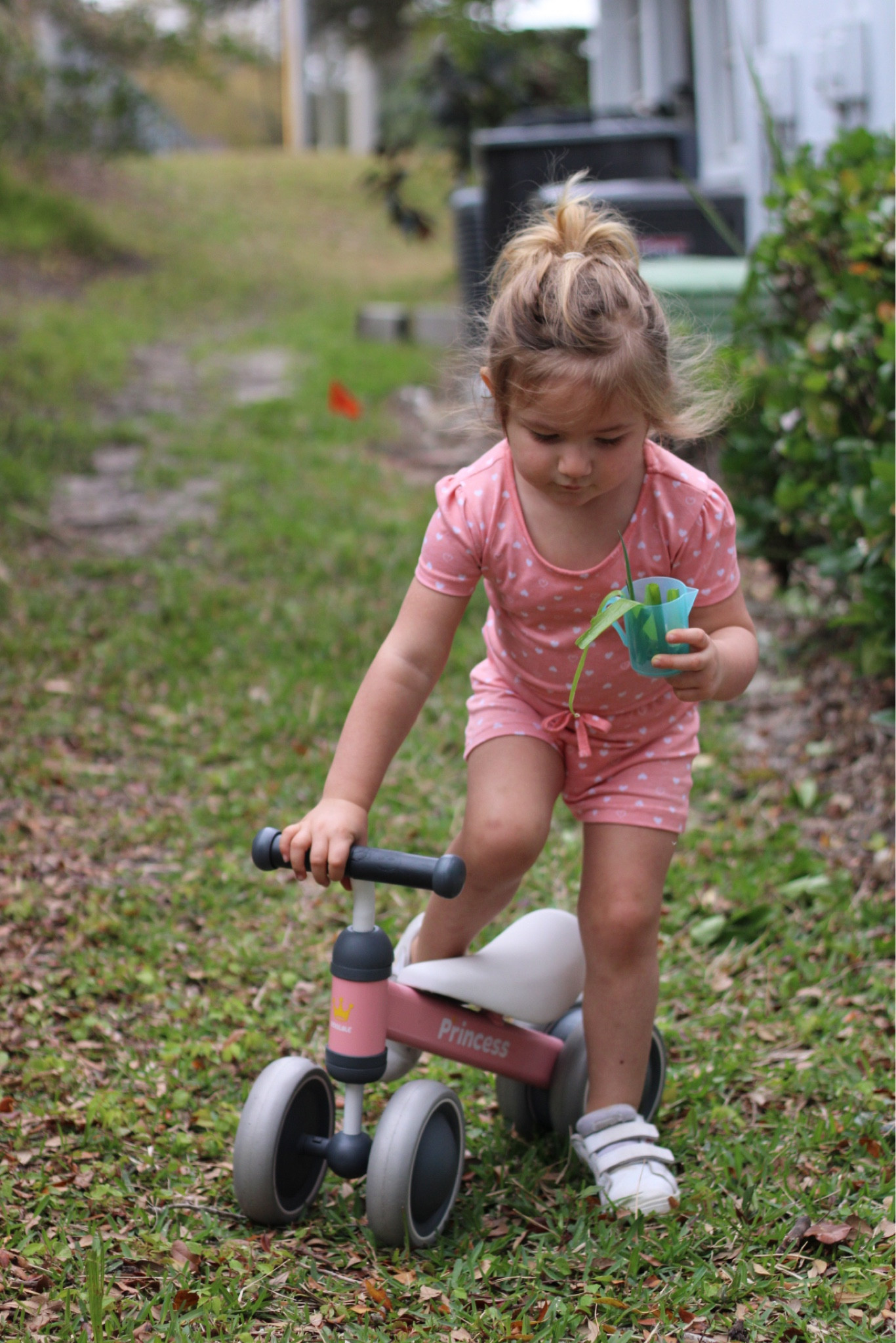 She loves her cute toddler balance bike.  

#LTKU #LTKkids #LTKsalealert