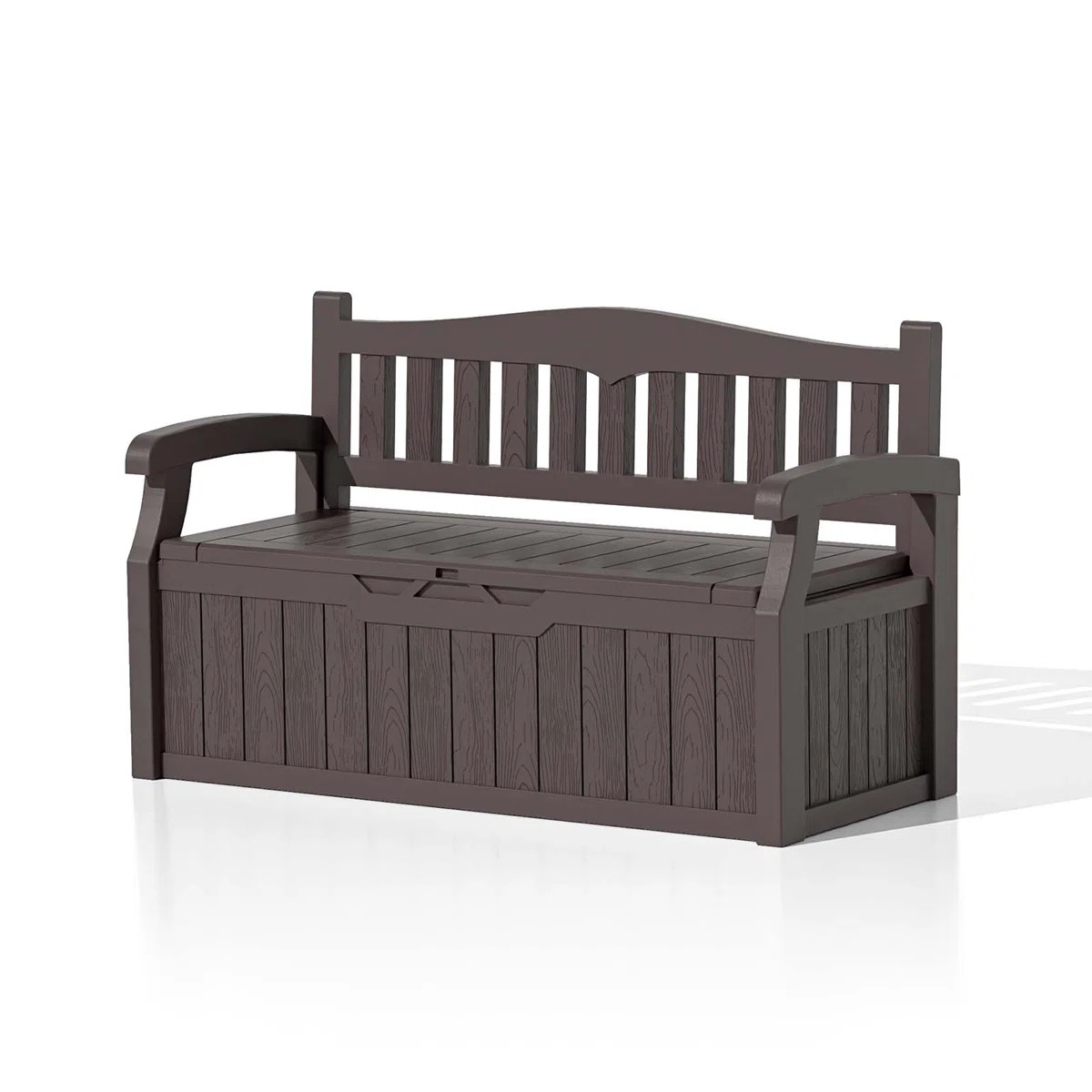 Patiowell 70 Gallons Storage Bench Durable Resin Outdoor Storage Deck Box For Furniture and Suppl... | Wayfair North America