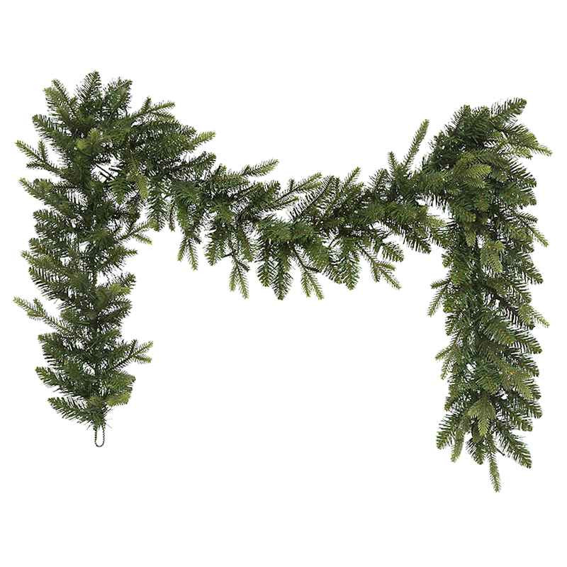 6Ft Pe/ Pvc Mixed Pre Lit Garland With Plug In | At Home