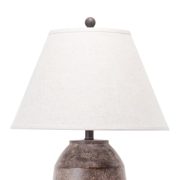 Brown 29-inch Mottled Resin Vintage Table Lamp | Rugs USA