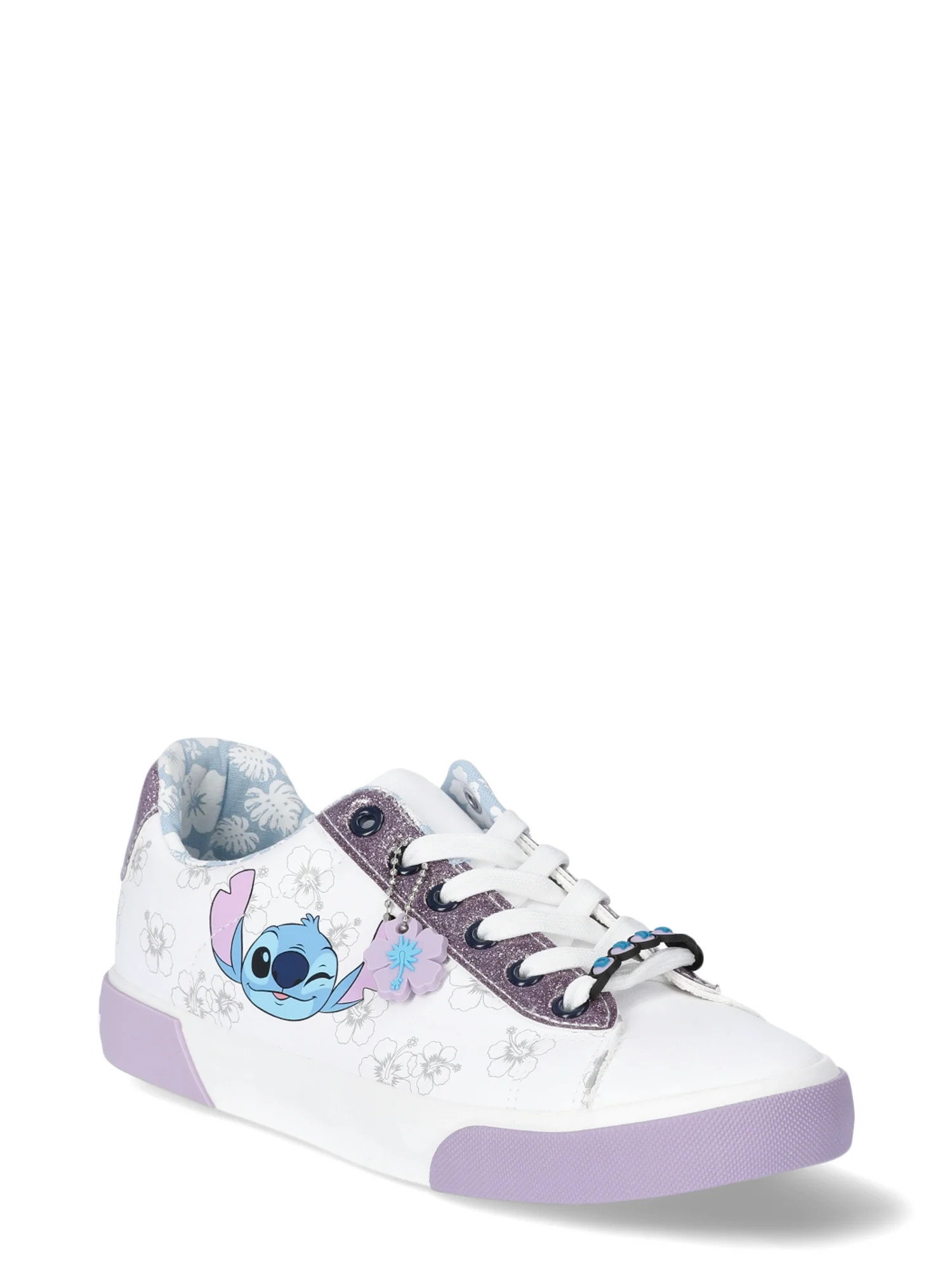 Disney Stitch Women's Low Top Lace Up Sneaker - Walmart.com | Walmart (US)