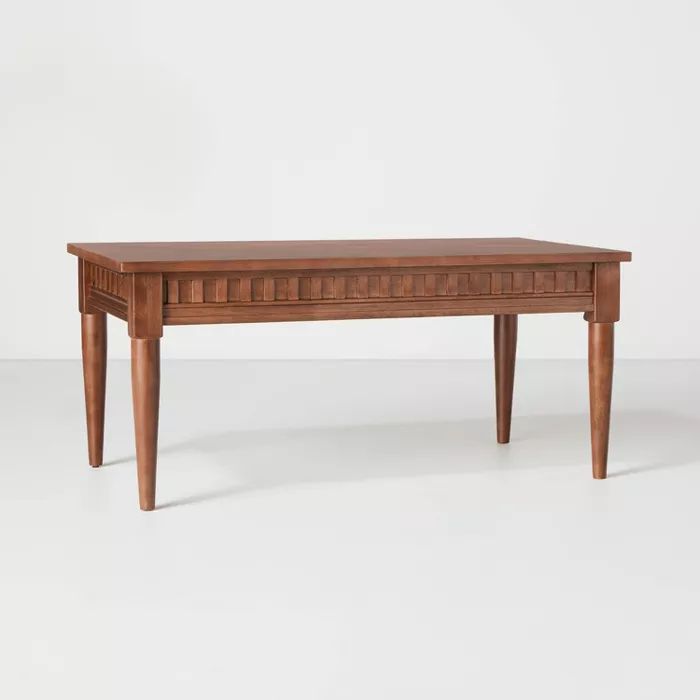Turned Leg Wood Coffee Table Brown - Hearth & Hand™ with Magnolia | Target