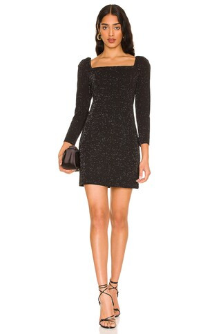 1. STATE Sparkle Knit Dress in Rich Black from Revolve.com | Revolve Clothing (Global)