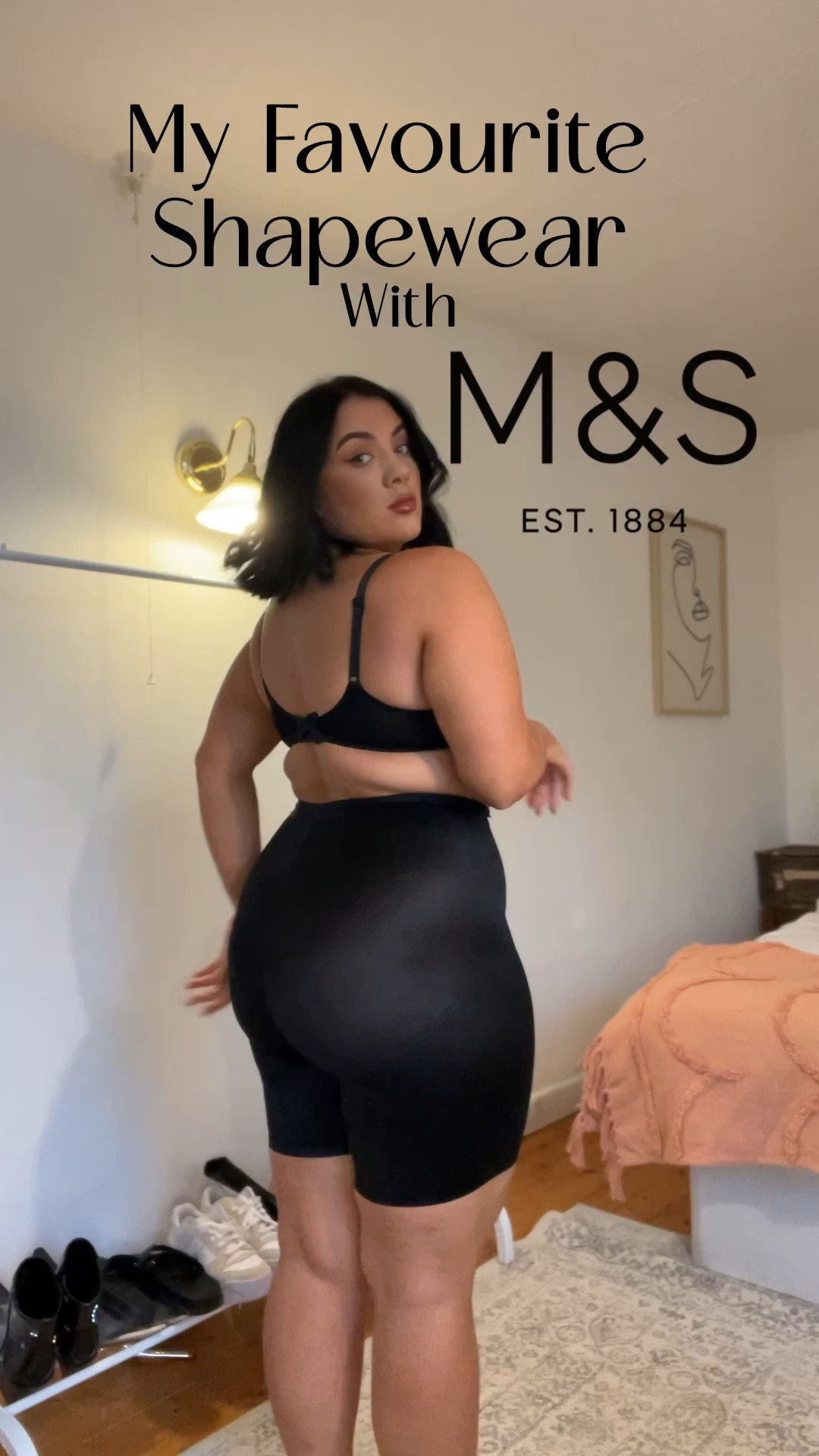 Cotton Rich Light Control Secret Support™ Bodysuit, Body by M&S