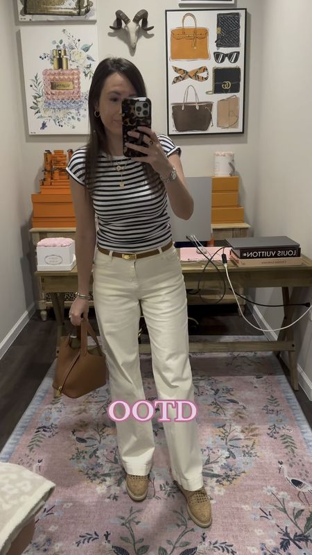 Wide leg ivory ecru jeans that I am OBSESSED with (normal size 25) with a Zara tee and my new fave wedge sneakers 



#LTKSeasonal #LTKfindsunder100 #LTKstyletip