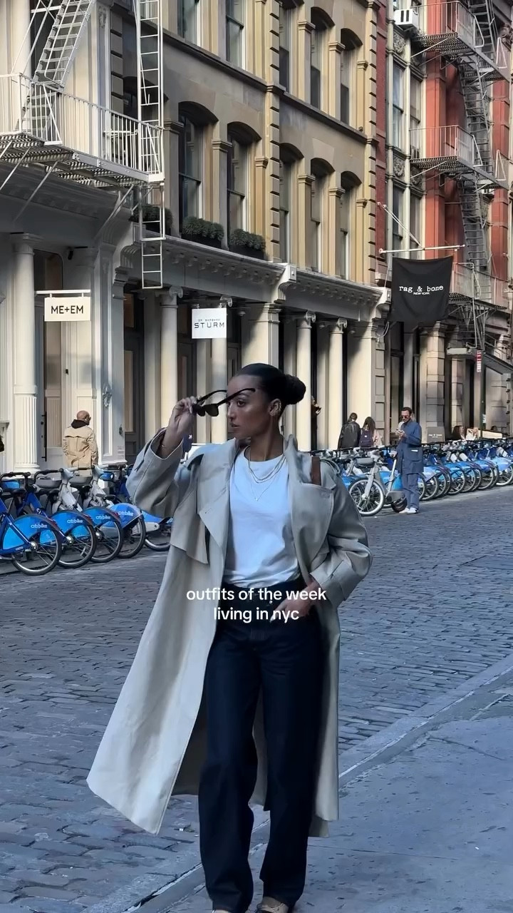 a week of outfits living in nyc