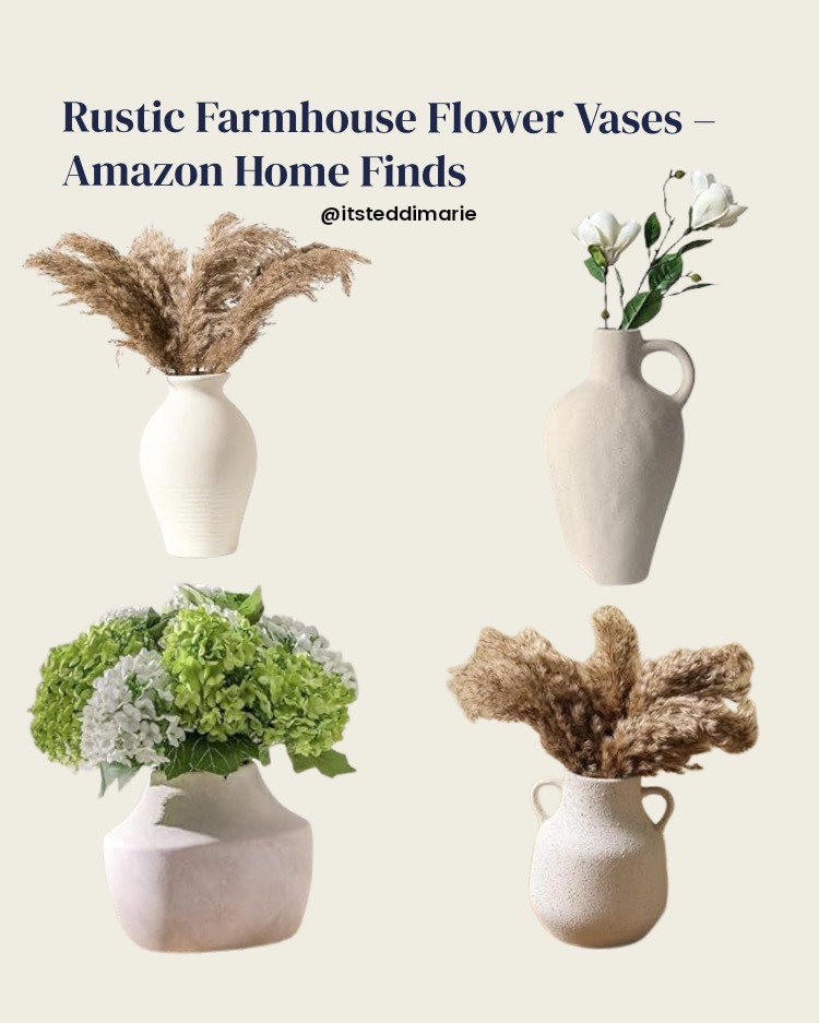 Rustic farmhouse flower vases- Amazon Finds #amazonfinds #homedecor

#LTKFindsUnder50 #LTKHome #LTKStyleTip