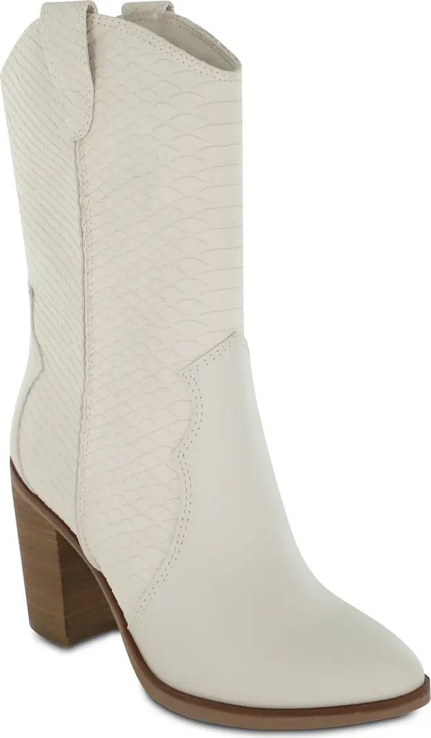 MIA Cindy Embossed Western Cowboy Boot | Nordstromrack | Nordstrom Rack