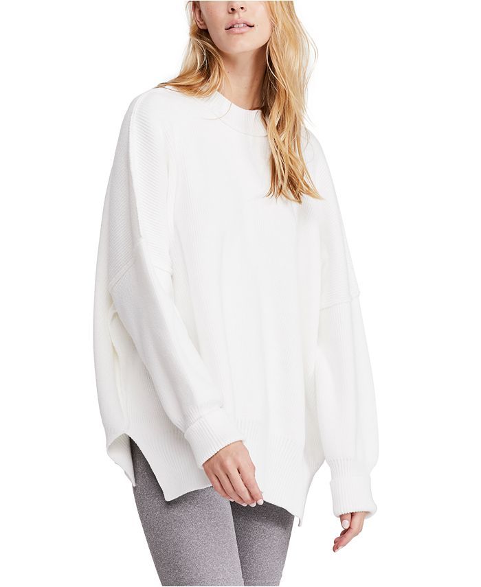 Free People Easy Street Tunic Sweater & Reviews - Sweaters - Women - Macy's | Macys (US)