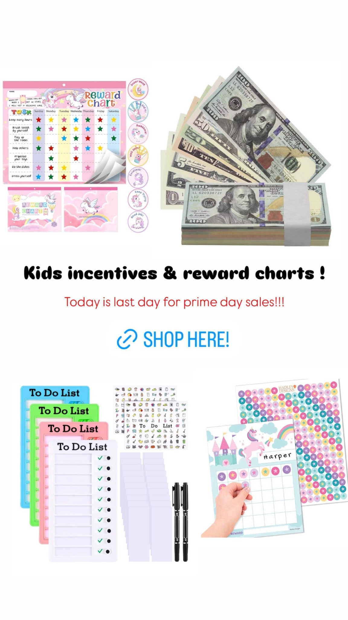 Kids incentives!