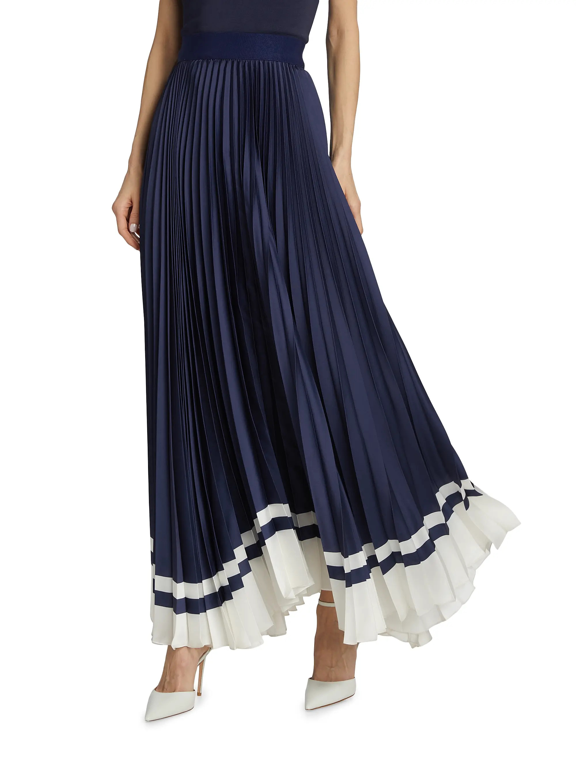 Katz Pleated Knit Maxi Skirt | Saks Fifth Avenue