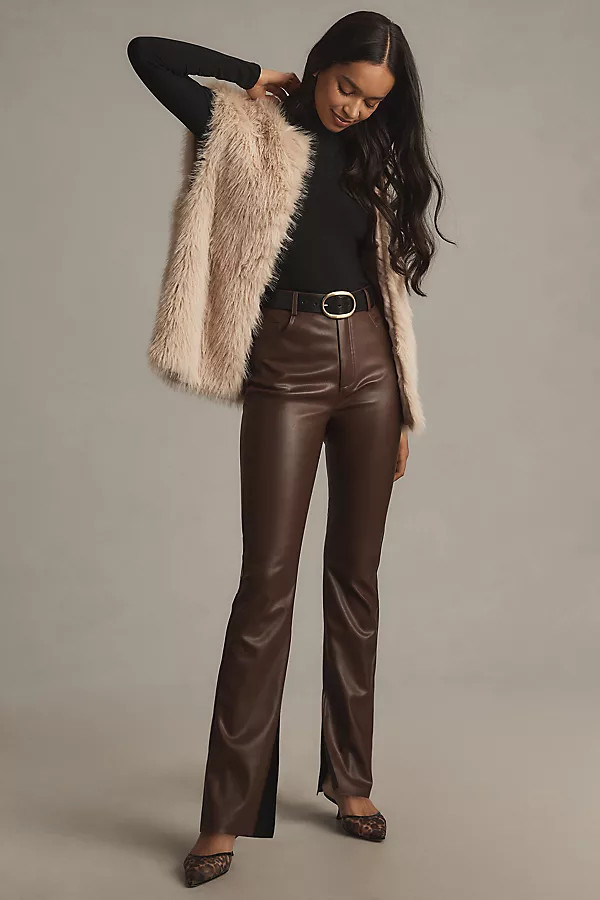 Zeida Faux-Leather Pants | Anthropologie (US)