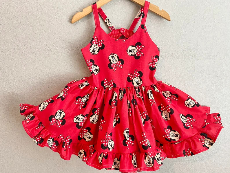Minnie Mouse Dress Toddler Girl Minnie Mouse Birthday Outfit for Girls Minnie Mouse Disney - Etsy | Etsy (US)