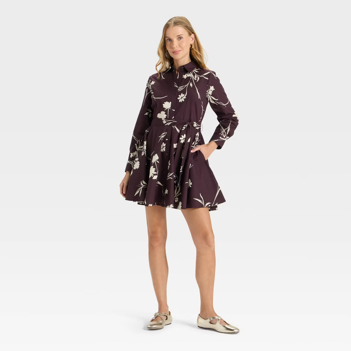Women's Button-Down Shirt Dress - A New Day™ | Target