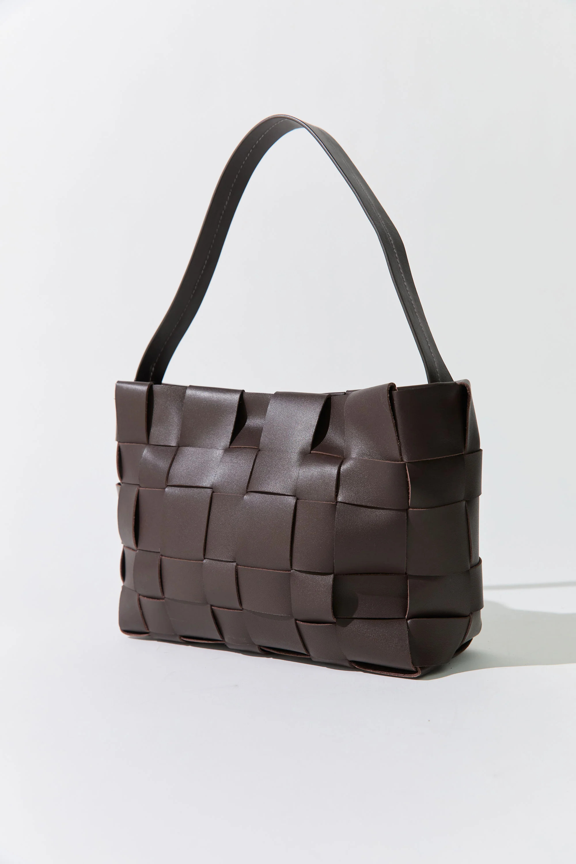 PRE-ORDER: Woven Mini Tote - Chocolate | St. Agni (US, UK, EU)