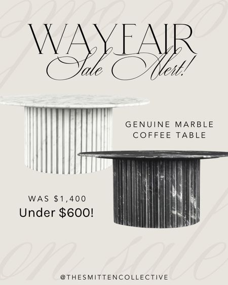 MAJOR sale alert on this high end designer inspired look for less genuine marble coffee table! Such an amazing deal! 🙌🏼

#LTKSaleAlert #LTKStyleTip #LTKHome