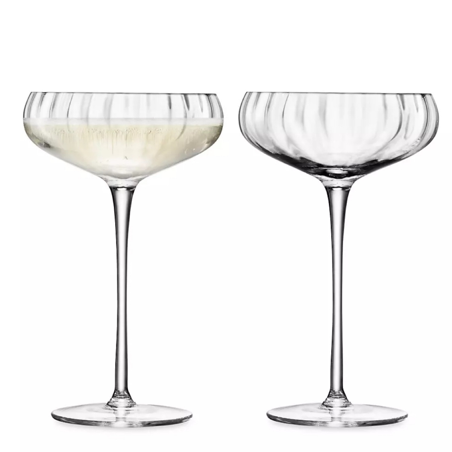 Elegant two-piece set of champagne glasses from the stunning Aurelia Collection by LSA 🥂

#LTKhome #LTKparties #LTKfindsunder100