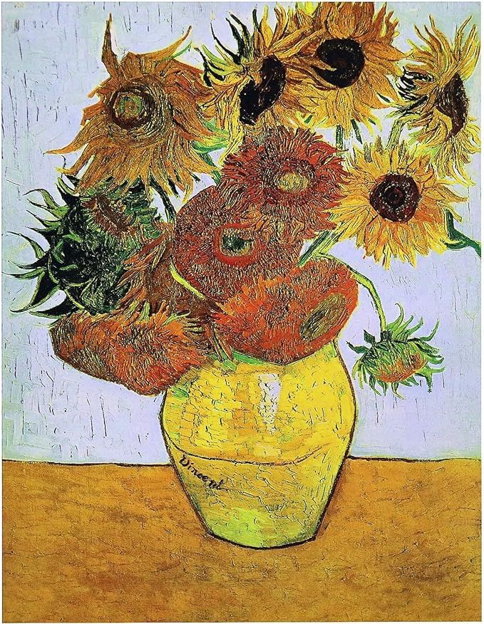 Moruska Sunflowers by Vincent Van Gogh Jigsaw Puzzle 1000 Piece Famous Painting Art Puzzles for A... | Amazon (US)