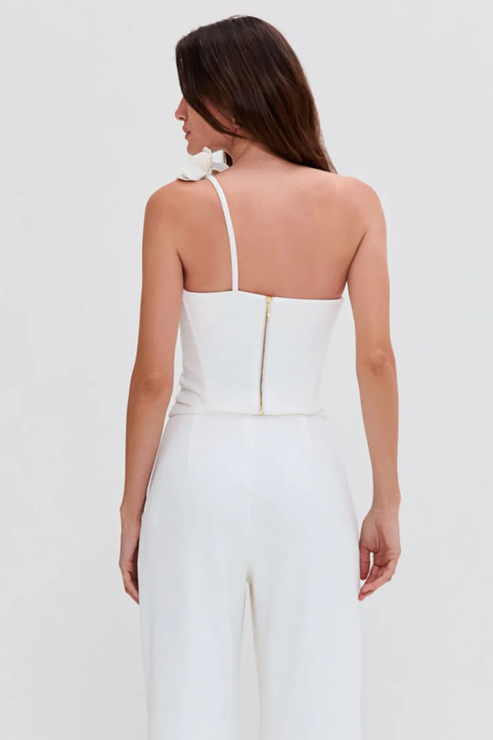 MERIAN KNIT ONE SHOULDER TOP | PatBO