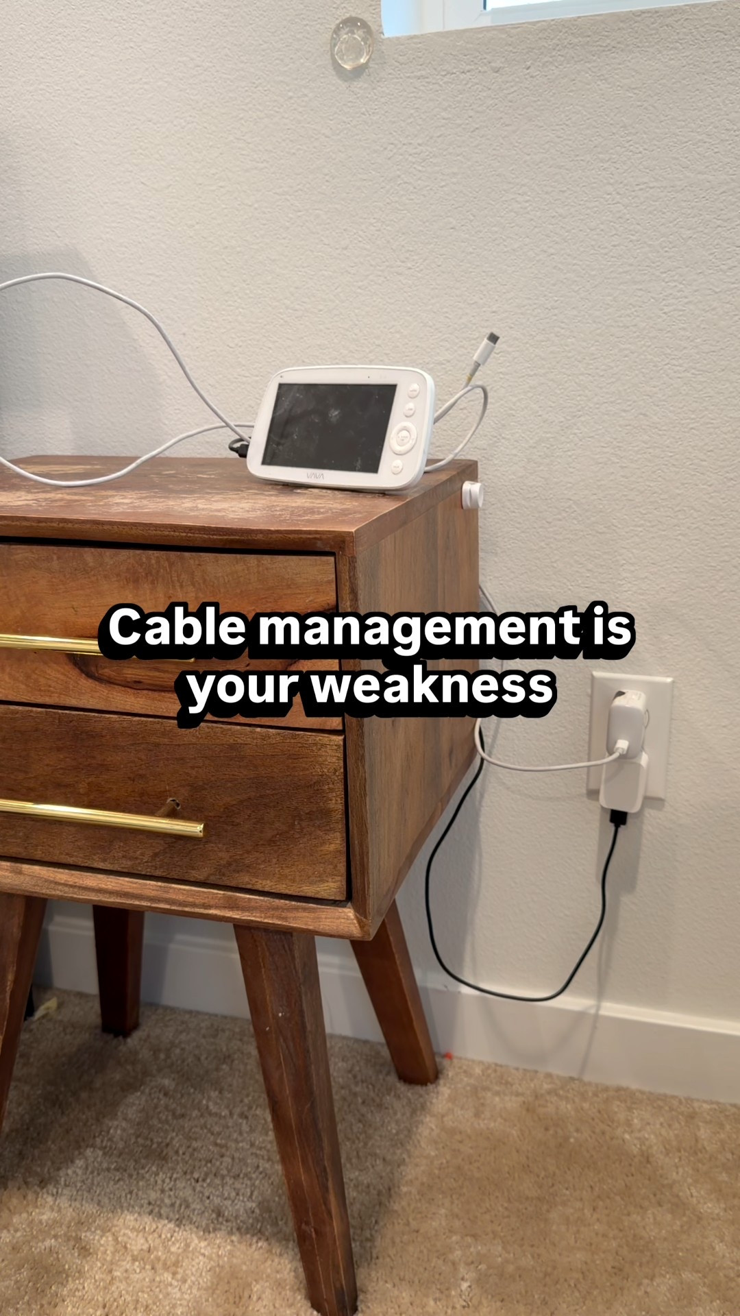I know you need something simple to manage cables. So here is one simple solution for your home . 

#LTKHome #LTKSaleAlert