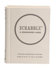 Scrabble Linen Book Box Game | TJ Maxx
