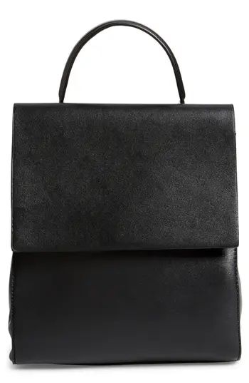 Topshop Mini Scandi Faux Leather Backpack - Black | Nordstrom