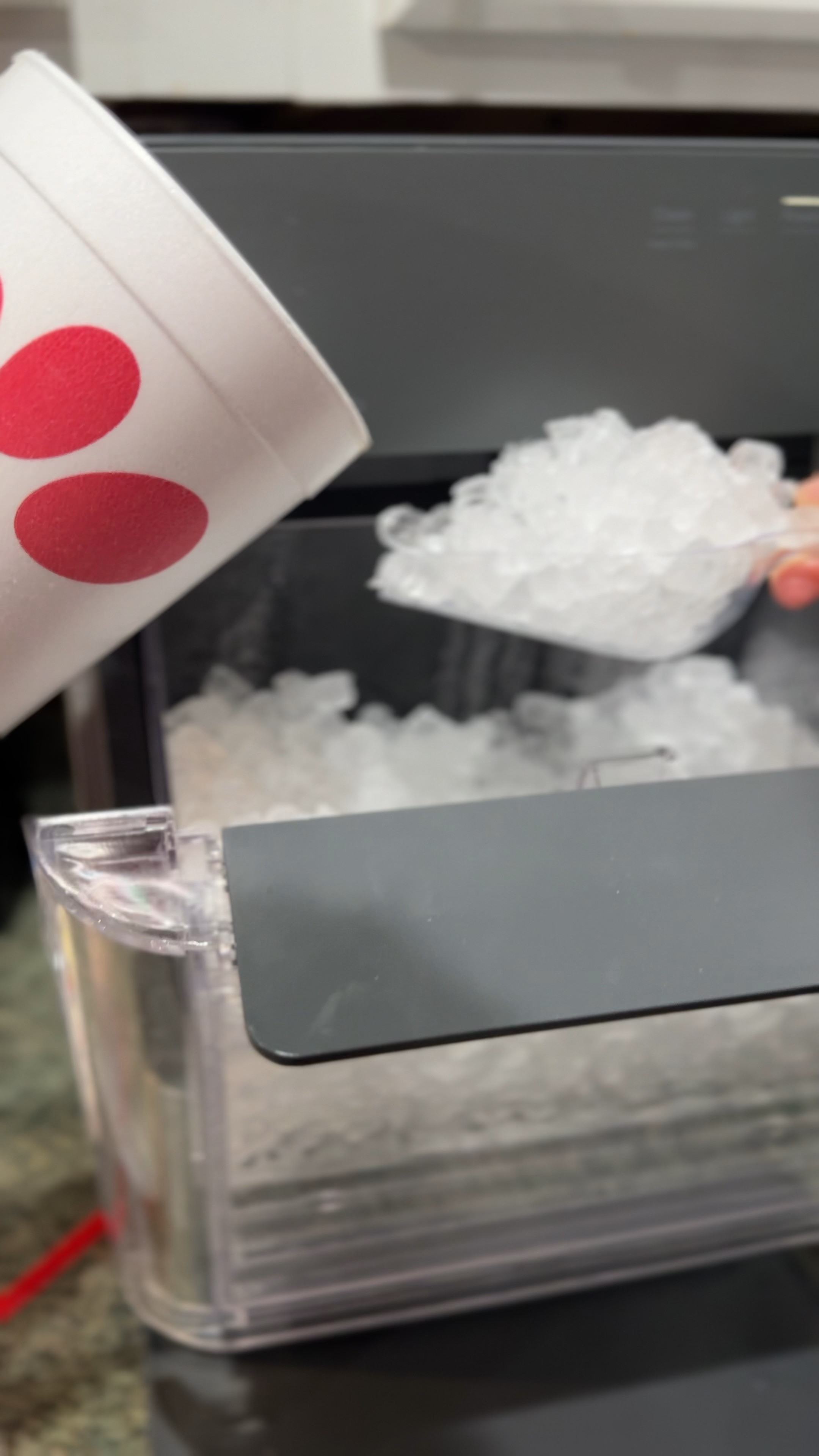 If there is any item you purchase in 2025, make it this nugget ice maker!  We use this daily in my house. It makes the perfect nugget ice! 

#LTKWatchNow #LTKFamily #LTKHome