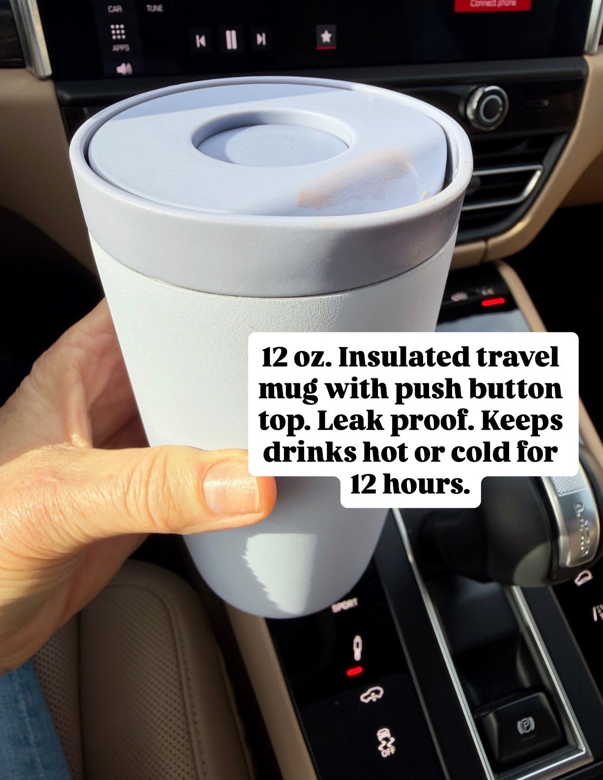 Insulated travel mug 