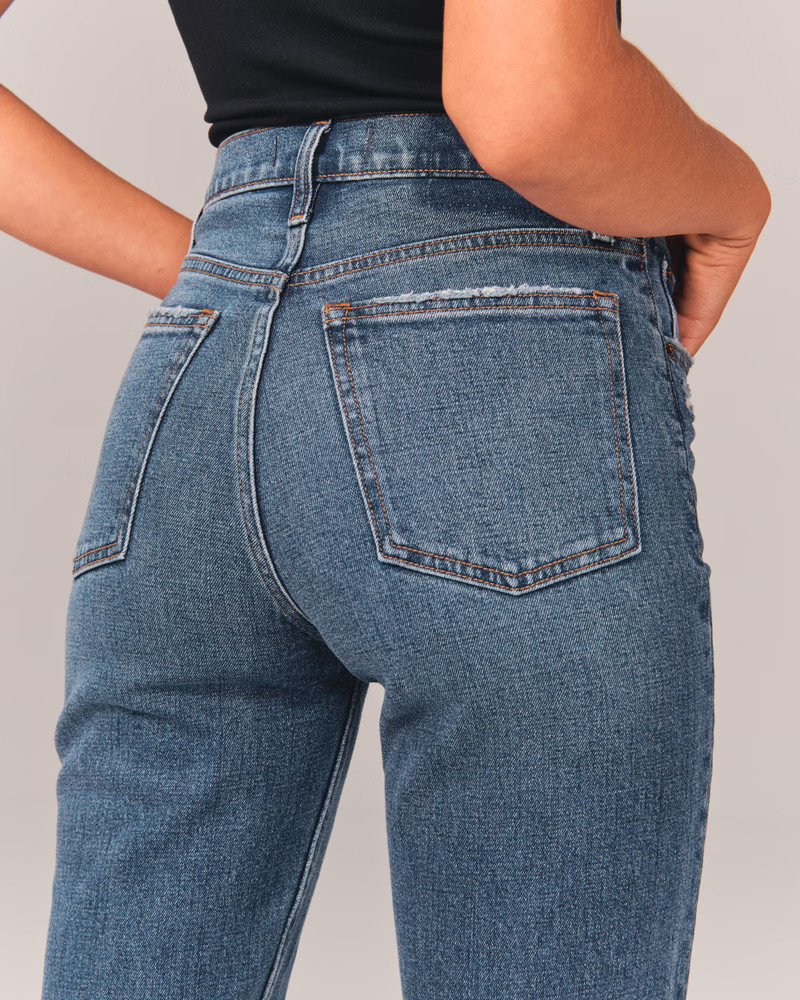 High Rise Mom Jeans | Abercrombie & Fitch (US)