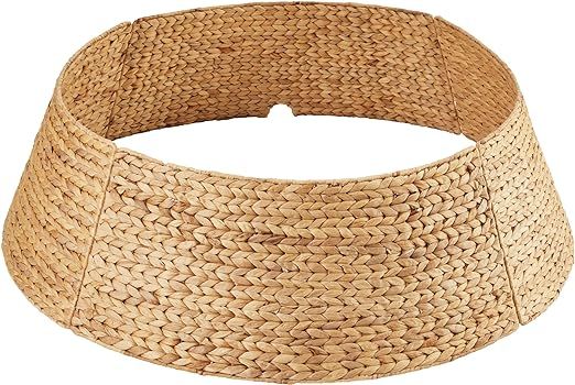 Best Choice Products 42in Christmas Tree Collar, Woven Hyacinth 3-Piece Holiday Rattan Tree Skirt... | Amazon (US)