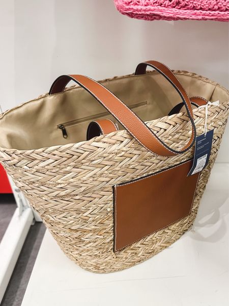 Straw Basket Tote Handbag with inside and front pockets

For more finds head to cristincooper.com 

#LTKtravel #LTKunder50 #LTKswim