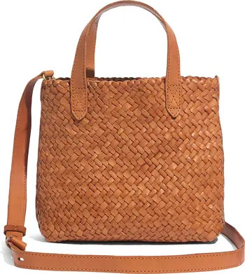 The Small Transport Crossbody: Woven Leather Edition | Nordstrom