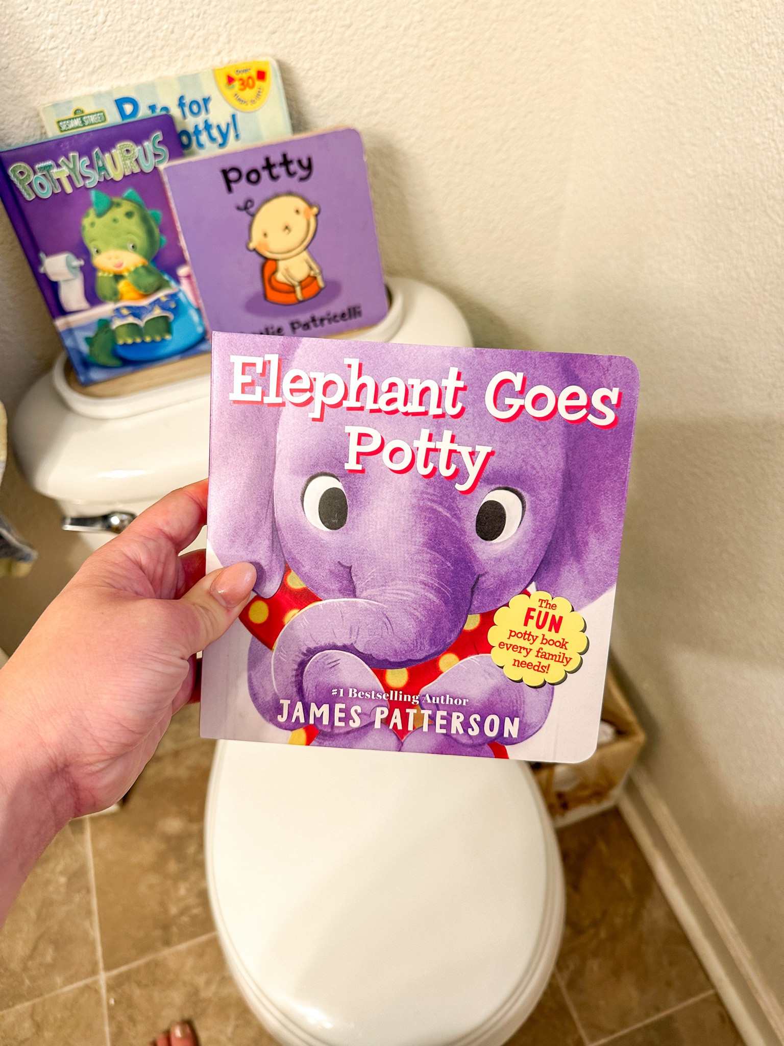 Elephant Goes Potty toddler board book for potty trainingg

#LTKBaby #LTKFamily #LTKHome
