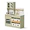 Tiny Land Play Kitchen for Kids, Wooden Play Kitchen with Toy Storage System, Toy Kitchen Set wit... | Amazon (US)