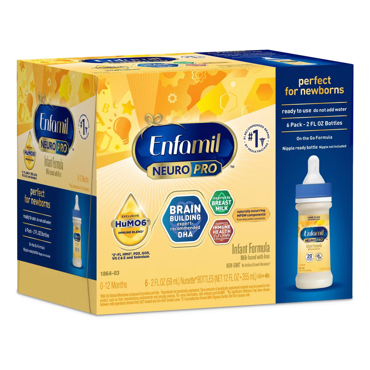 Enfamil NeuroPro Ready to Feed Infant Formula Bottles - 2 fl oz Each/6ct | Target