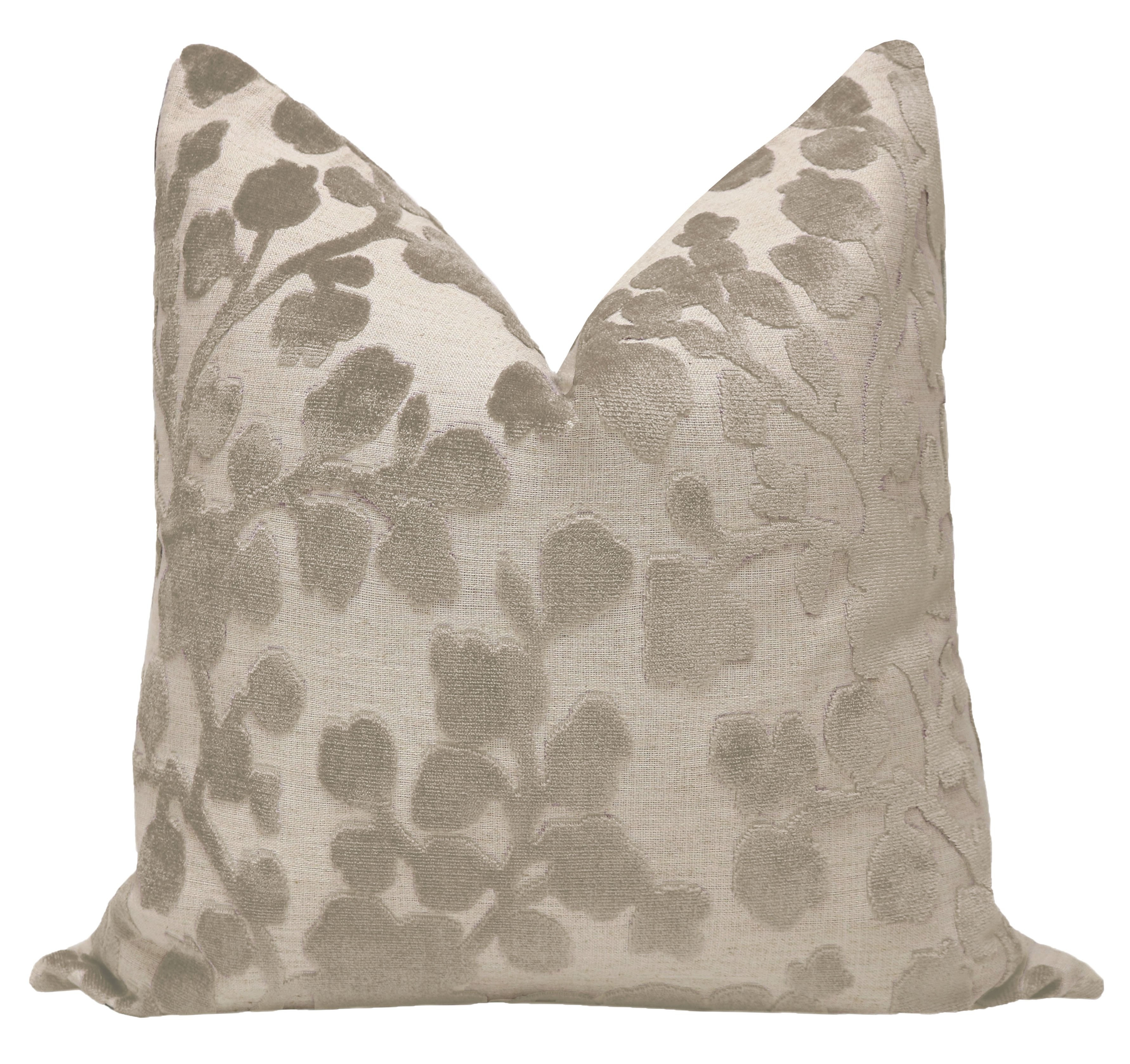 Blossom Cut Velvet // Stone | LITTLE DESIGN COMPANY