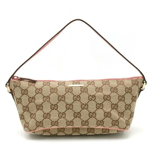 Pre-Owned GUCCI Gucci GG Canvas Sub Bag Handbag - Beige Pink 07198 (Good) | Walmart (US)