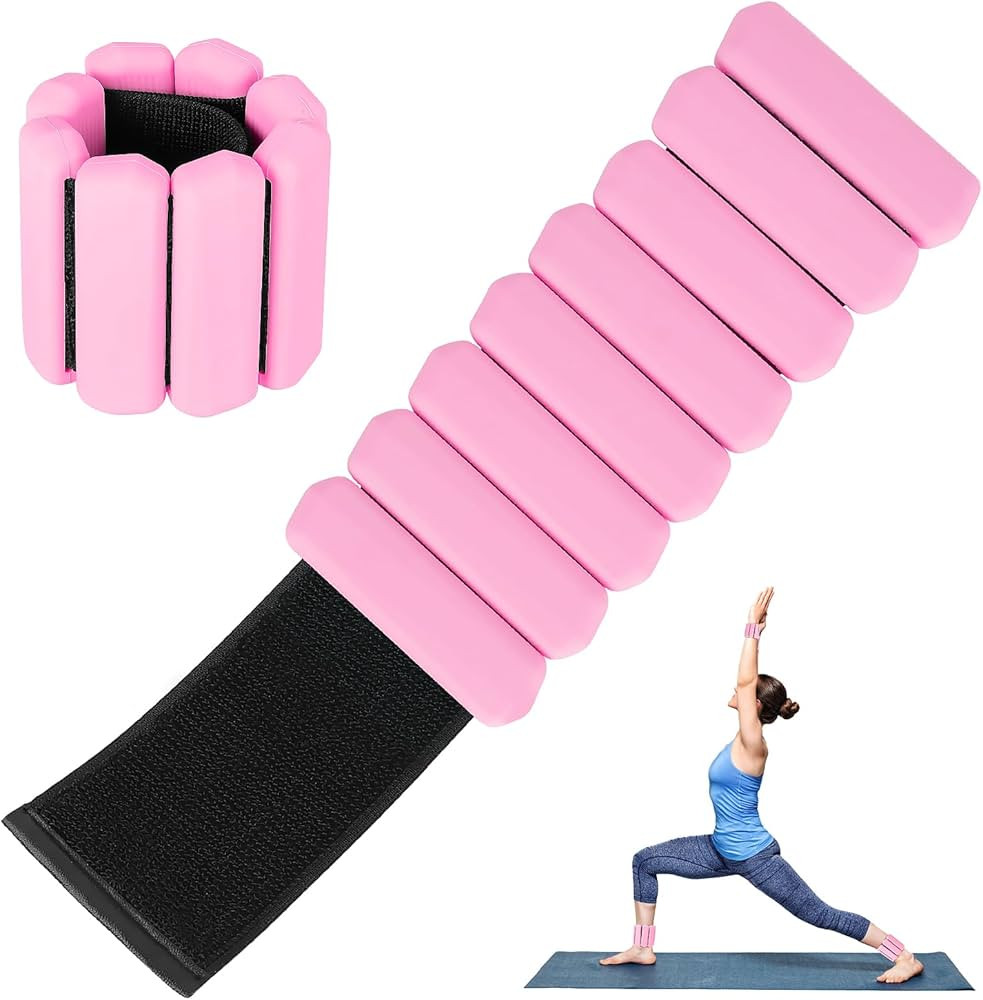 Wrist Weights Set of 2, Wearable Arm & Leg Weights for Women & Men, Adjustable Wrist Ankle Weight... | Amazon (US)