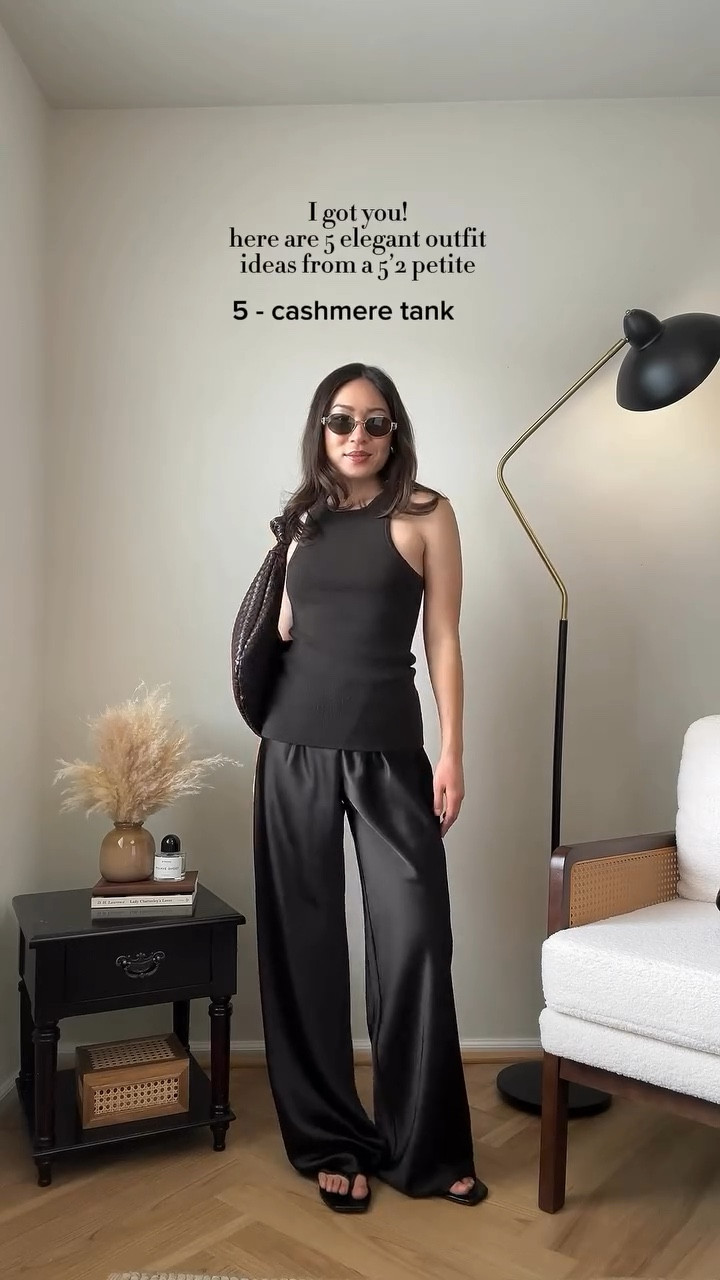 The iconic pinterest spring look in the minimalist and elegant community—brown satin trousers 🤎!HOWEVER, it’s a lengthy garment, so if not styled carefully, it can be a short girls nightmare! Don’t fret short girls! This does NOT mean we can’t wear this, so here are 5 different styling tips that you can mix and match to make sure YOU get that spring look moment just like all the tall Pinterest girls! 🤎

If you want to see MORE celeb and Pinterest recreation outfits on a 5’2 petite, I’m your gal @amandacapsulewardrobe  and would love to have you hear to solve the “is the fit a slay or is she just tall?” Question for good! 

🔗 Outfit specifics always linked in bio → LTK @amandacapsulewardrobe
⸻

#satintrousers #shortgirlstyle #capsulewardrobeblogger #recreatingpinterestoutfits #minimalistoutfit recreating popular Pinterest outfits, recreating influencer outfits, is it the outfit or is she just tall, Pinterest outfit inspiration, capsule closet inspiration, how to style satin trousers on short girls, how to style brown satin pants on petite women, timeless chic looks, minimalist chic outfits, short girl styles, spring outfits for petite women, petite styling, 5’2 height, cos brown satin pant for spring capsule wardrobe essential recommendations, timeless wardrobe essentials, satin trouser outfit ideas