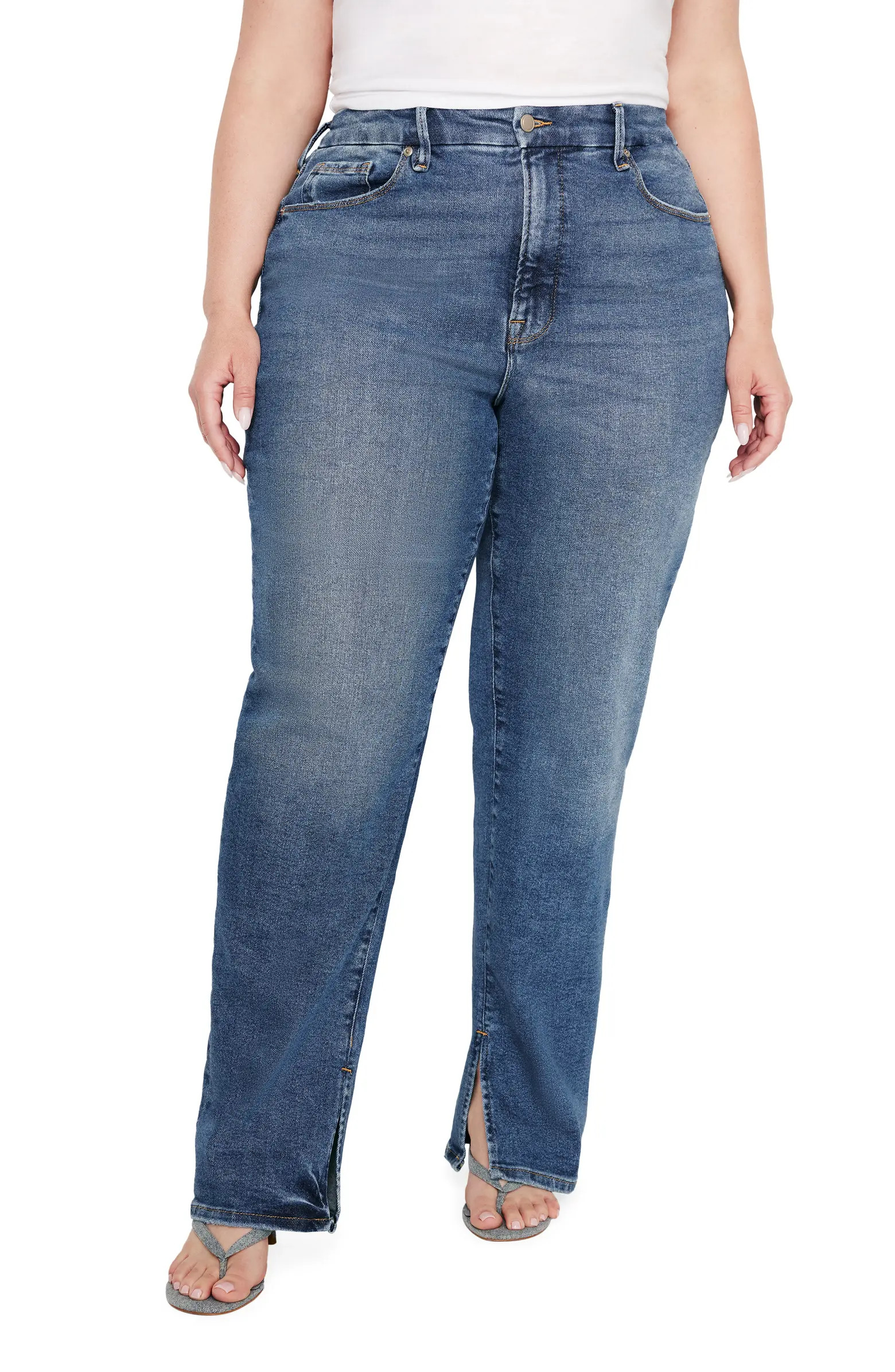 Good American Good Boy High Waist Boyfriend Jeans | Nordstrom | Nordstrom