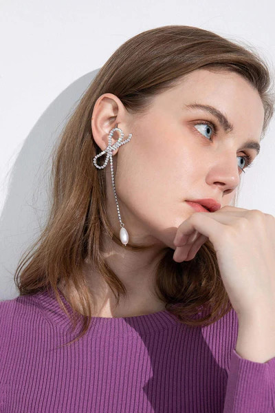 Britt Bow Earrings | J.ING
