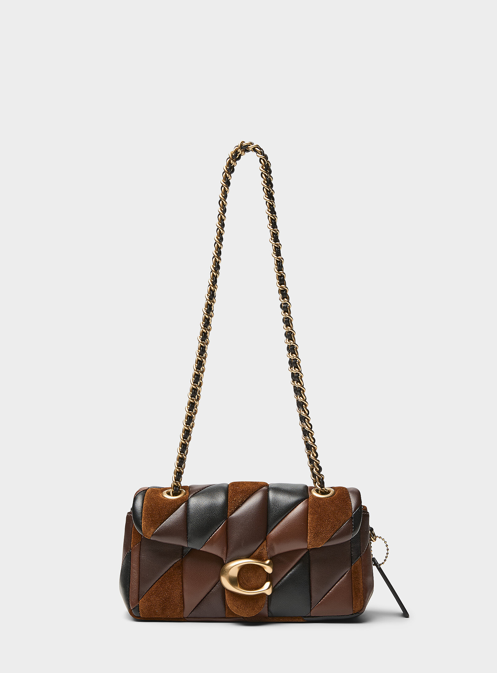 Coach - Tabby patchwork crossbody bag (Women, Brown, ONE SIZE) | Simons