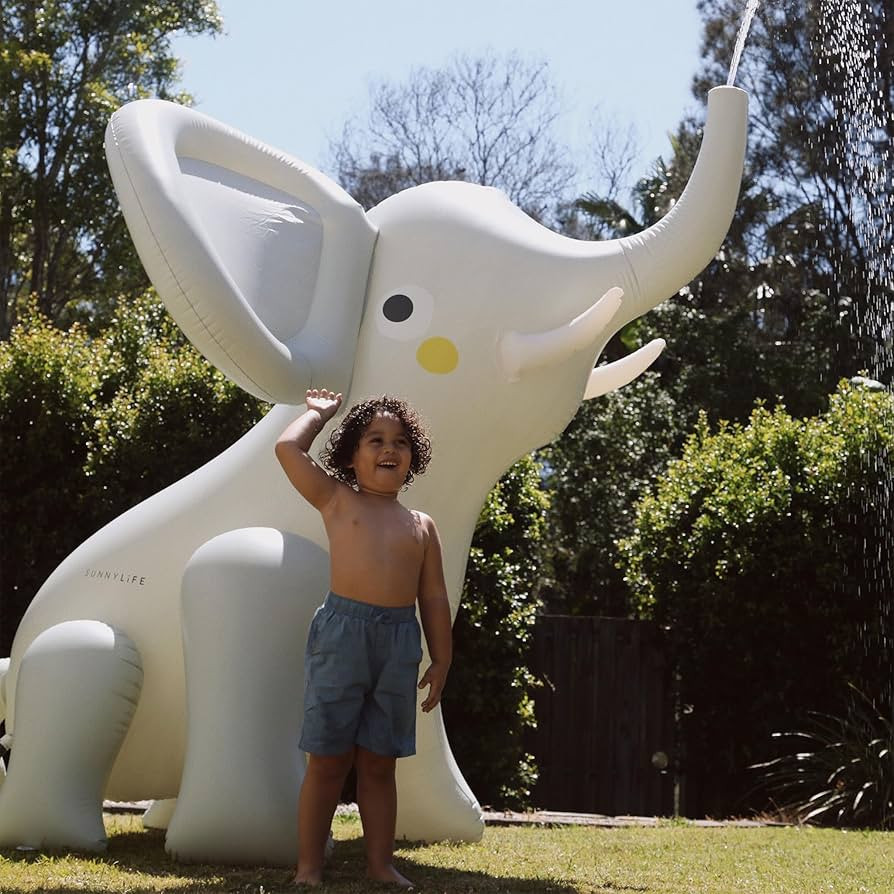 Inflatable Giant Sprinkler - Eli the Elephant Grey | Amazon (US)