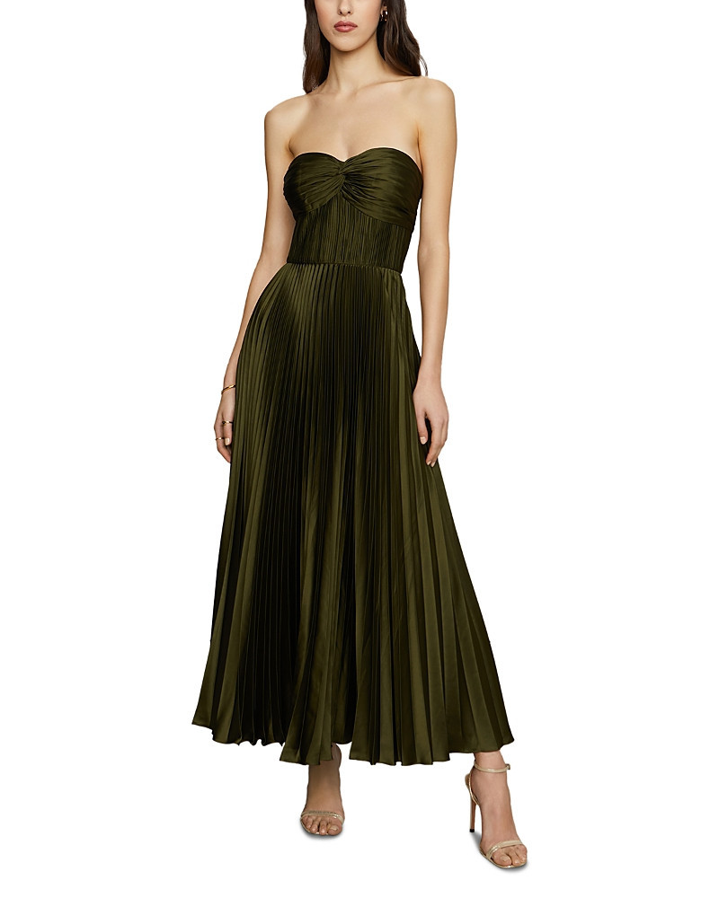 Amur Ruched Bustier Pleated Dress | Bloomingdale's (US)